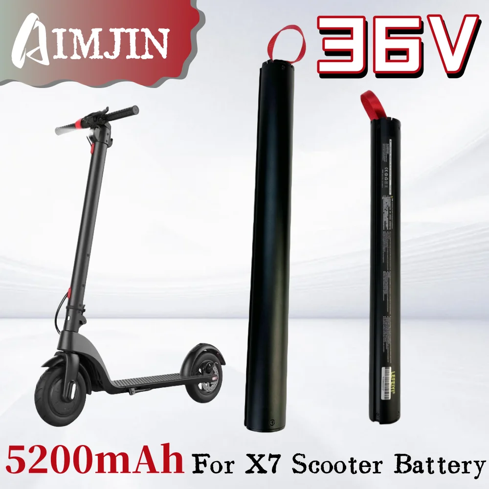 36V 5200mAh Lithium ion Rechargeable Scooter Battery Pack For X7 Replaceable Battery