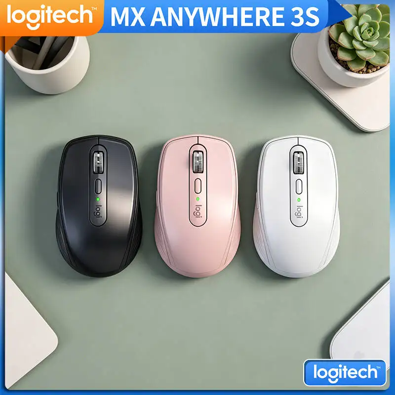

Logitech MX Anywhere 3S Ergonomic Mouse - Darkfield 8K DPI, Precision Tracking, Suitable for Exam Review & Office Meeting