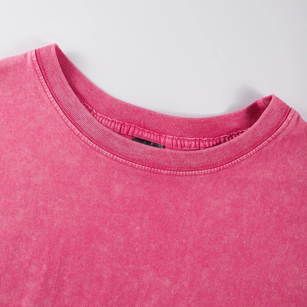 Śmieszne nadruki Pew Pew Madafakas, koszulki damskie z efektem sprania, bawełniane bluzki z krótkim rękawem, hip-hopowe koszulki z okrągłym dekoltem, oversize'owe koszulki, letnie ubrania.