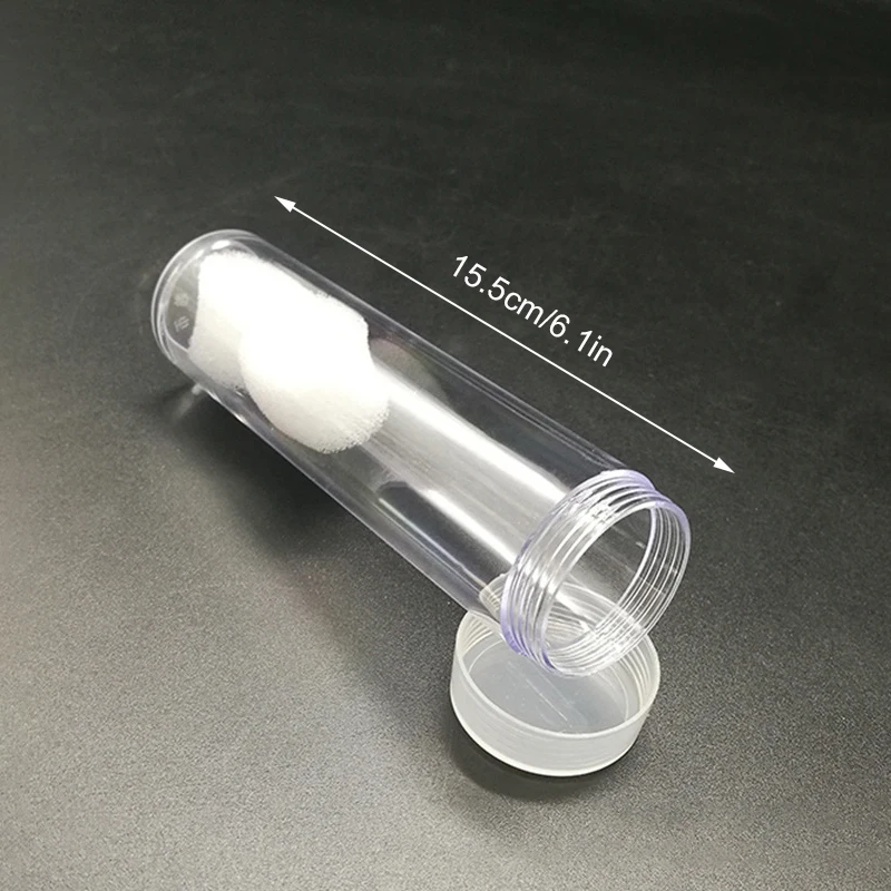 New 22.5mm Clear Plastic Roll Coins Storage Tube Protective Tube Holder Coins Collect Protect Gross Ware Tools