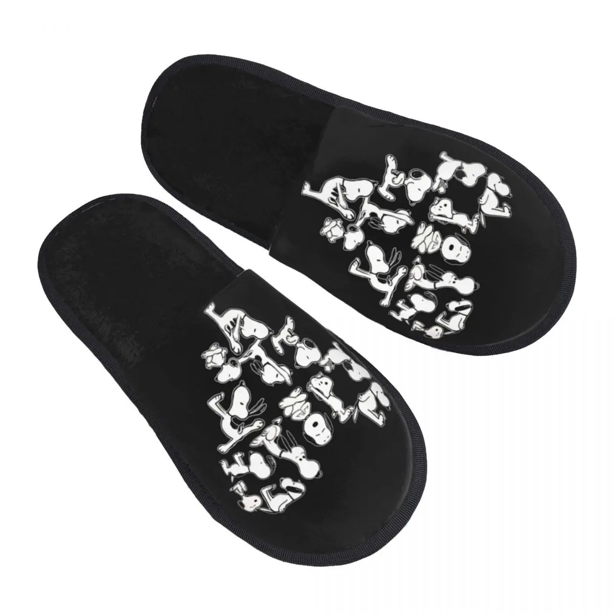 

Custom S-snoopys Animated Cartoon Guest Slippers for Hotel Women House Slipper