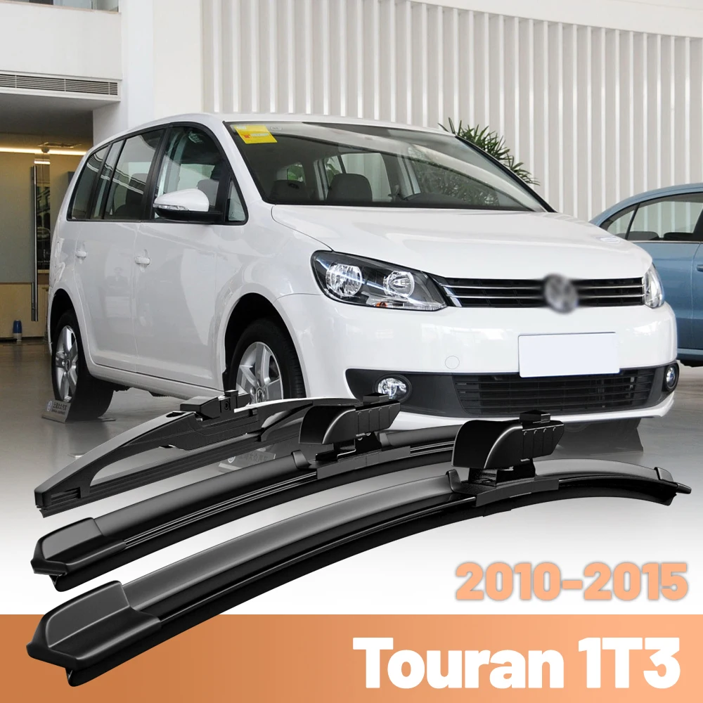 

For VW Touran 2010 2011 2012 2013 2014 2015 Front Rear Set Wiper Blades Natural Rubber Windshield Windscreen 3PCS/Set