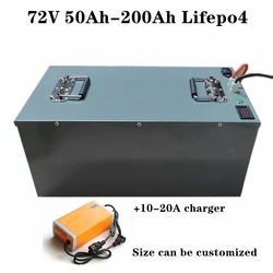 72V 80Ah 100Ah 120Ah 150Ah 200Ah Lifepo4 battery pack bluetooth BMS APP for 5000W 8000W Van Golf cart Motorcycle Minicar