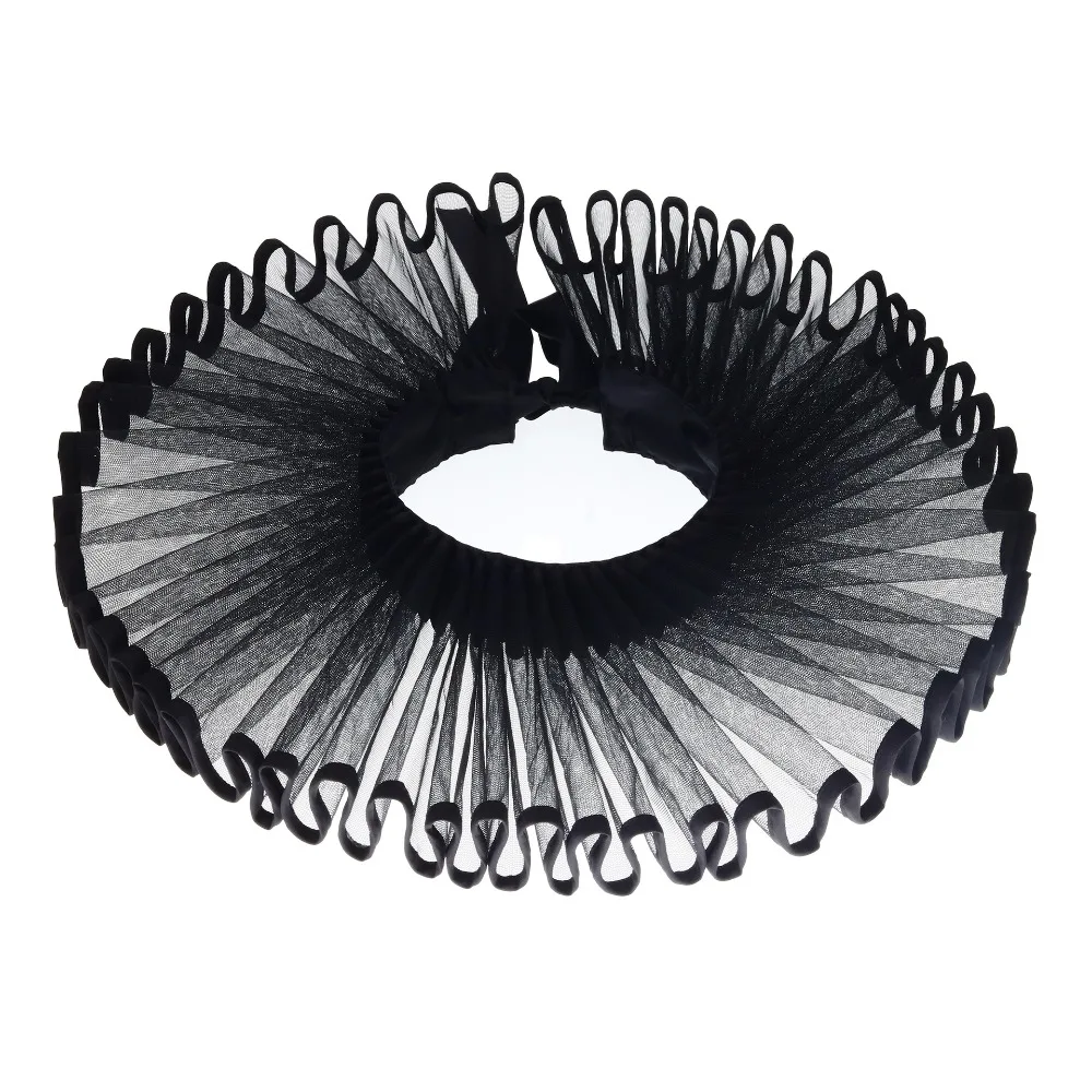 Detachable Shakespeare Neck Ruffled Collar Elegant Vintage Renaissance False Collar Opera Victorian Costume Retro Ruff Collar