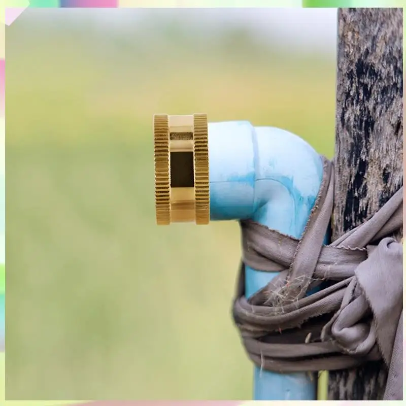 B23B 3/4인치 황동 가든 호스 캡(와셔 포함), 4팩