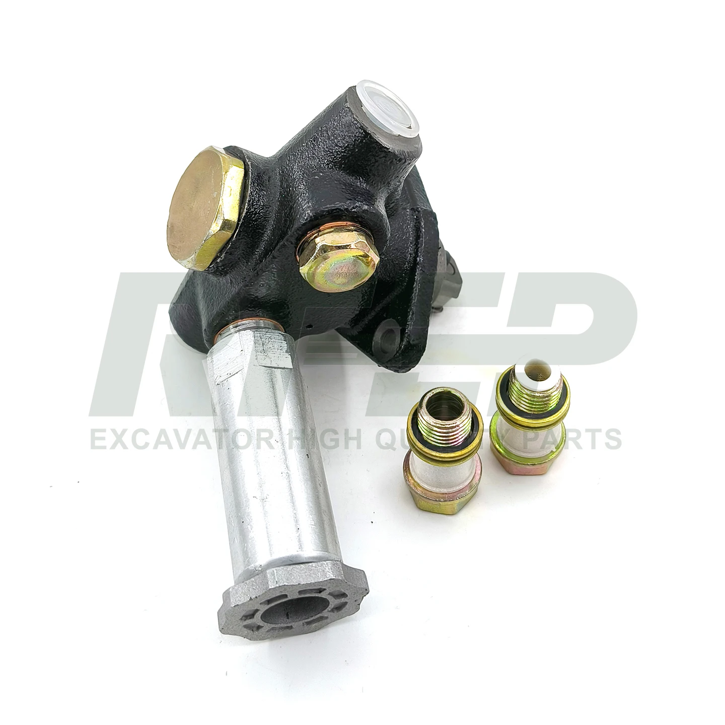 RFEP Hand Fuel Pump 13mm Shaft Manual Fuel Supply Pump Fit 6D14 Engine Excavator Fuel System Aftermarket Replacement Parts
