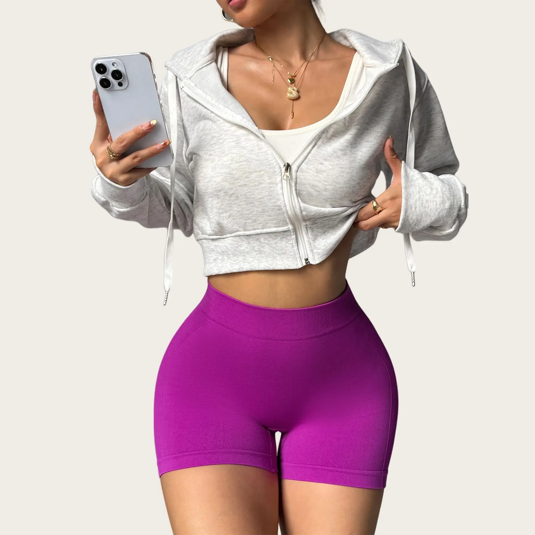 

Европейские и американские бесшовные трикотажные шорты для йоги персиковые брюки для фитнеса с низкой талией и подтяжкой бедер узкие спортивные брюки с тремя точками для бега