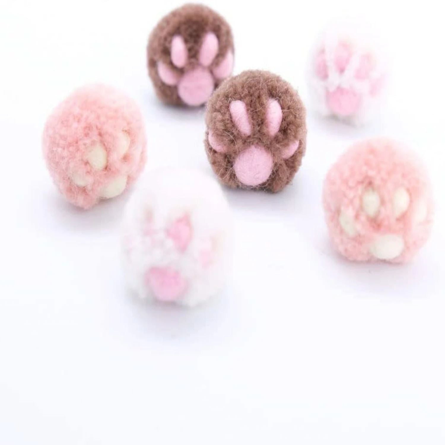 

Engaging, Interactive, and Durable Cute Handmade Cat Toys Ball Set - Adorable Catnip Owl Balls for Cats - Fun Kitten Playthings