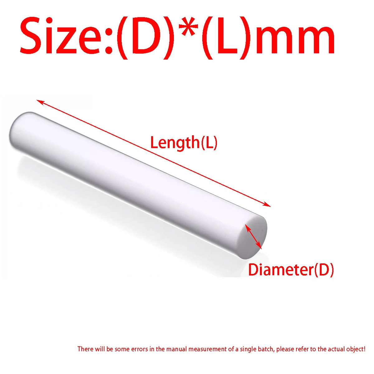 Zirconia Ceramic Rod Solid Wear-Resistant Insulation High Temperature Resistant Rod Corrosion-Resistant Stirring Rod Processing