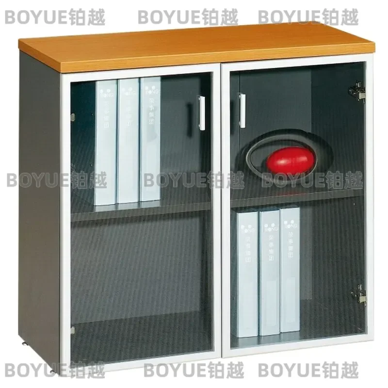 Modern Office Panel Filing Cabinet and Bookcase Storage Unit for Home Workspace Organization Metal Document Shelf Furniture