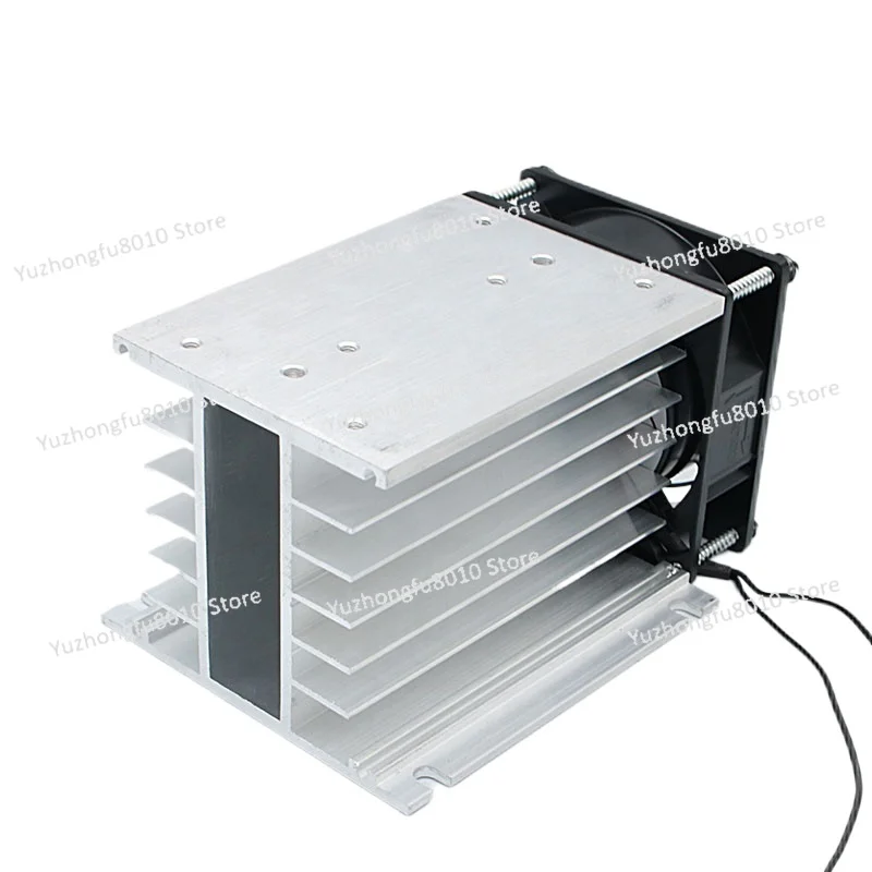 40A H-110 Three-Phase SSR Solid State Relay Heatsink with Fan view 4