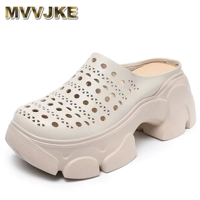 

7 см коровья натуральная кожа на плоской подошве, полые туфли-лодочки без шнуровки на платформе, тапочки, сандалии, ботинки, летняя женская обувь