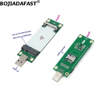 USB 2.0 Port Mini PCIE MPCIe Wireless Adapter With 1 SIM Card Holder Fixed Lock For GSM 3G 4G LTE WWAN Module Modem