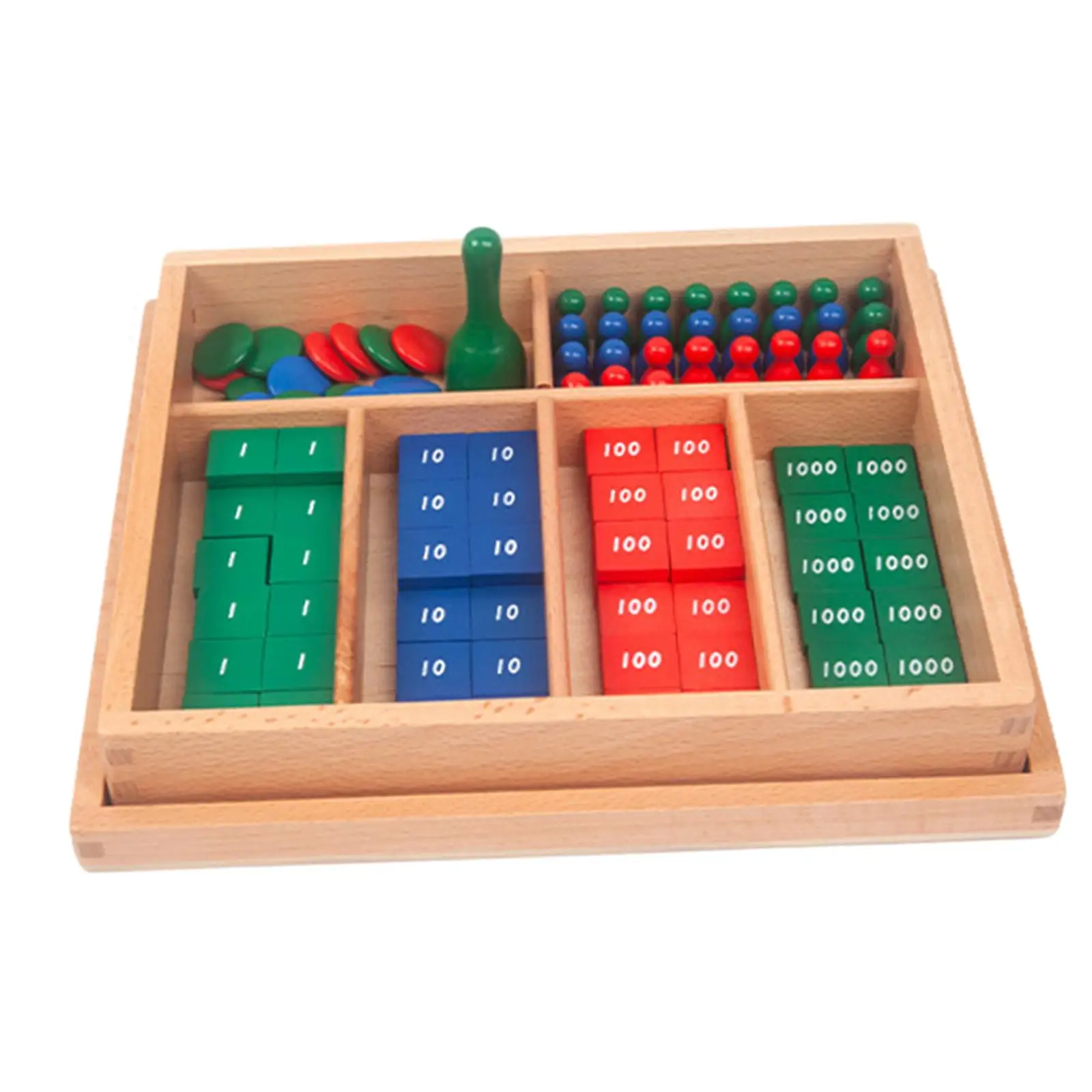 Jogo de carimbo montessori, brinquedo de madeira, escola pré-escolar profissional, brinquedos de matemática para bebês, ferramenta de aprendizagem precoce