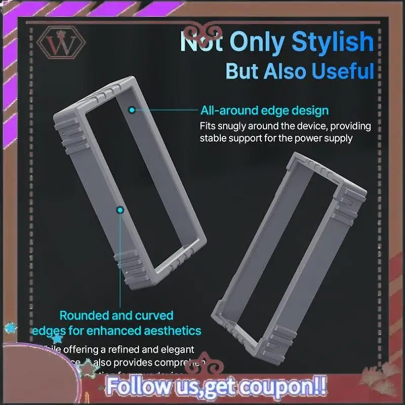 ABBG-2Set RD 4Mm 실리콘 슬리브 SLE-D1 RD 시리즈 전원 공급 장치용 보호 브래킷 쉘 홀더 RD6006/RD6024 조립