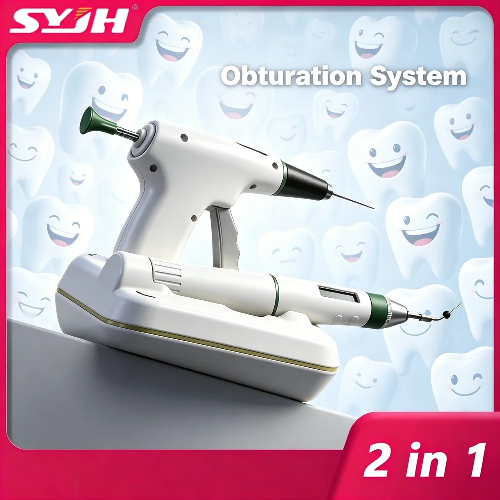 

SYJH Fast-Fill Wireless Dental Endodontic Obturation System Heated Gutta Percha Pen And Gun with Heating Temperature Control