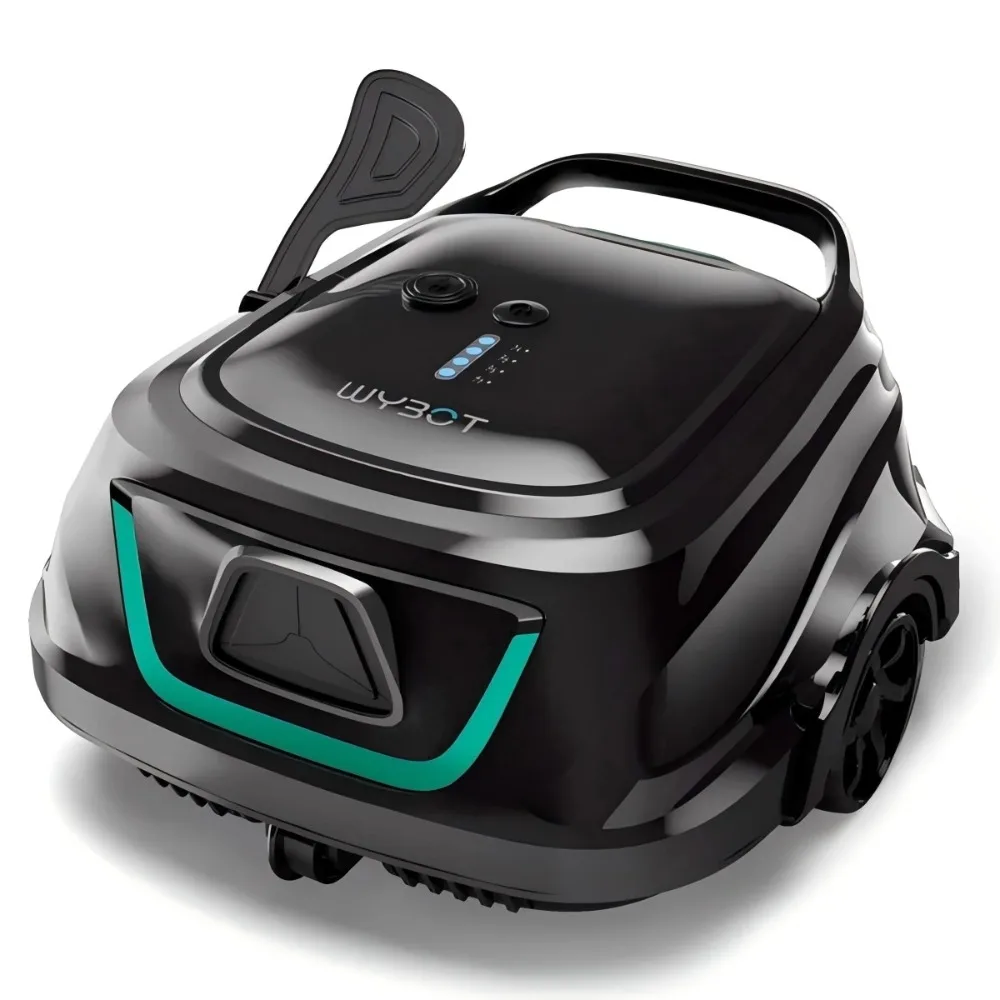 

2025 Upgraded Cordless Robotic Pool Vacuum Cleaner, Floor-Only Cleaning for Above Ground Flat-Bottom Pools (Up to 1,076 sq. ft)