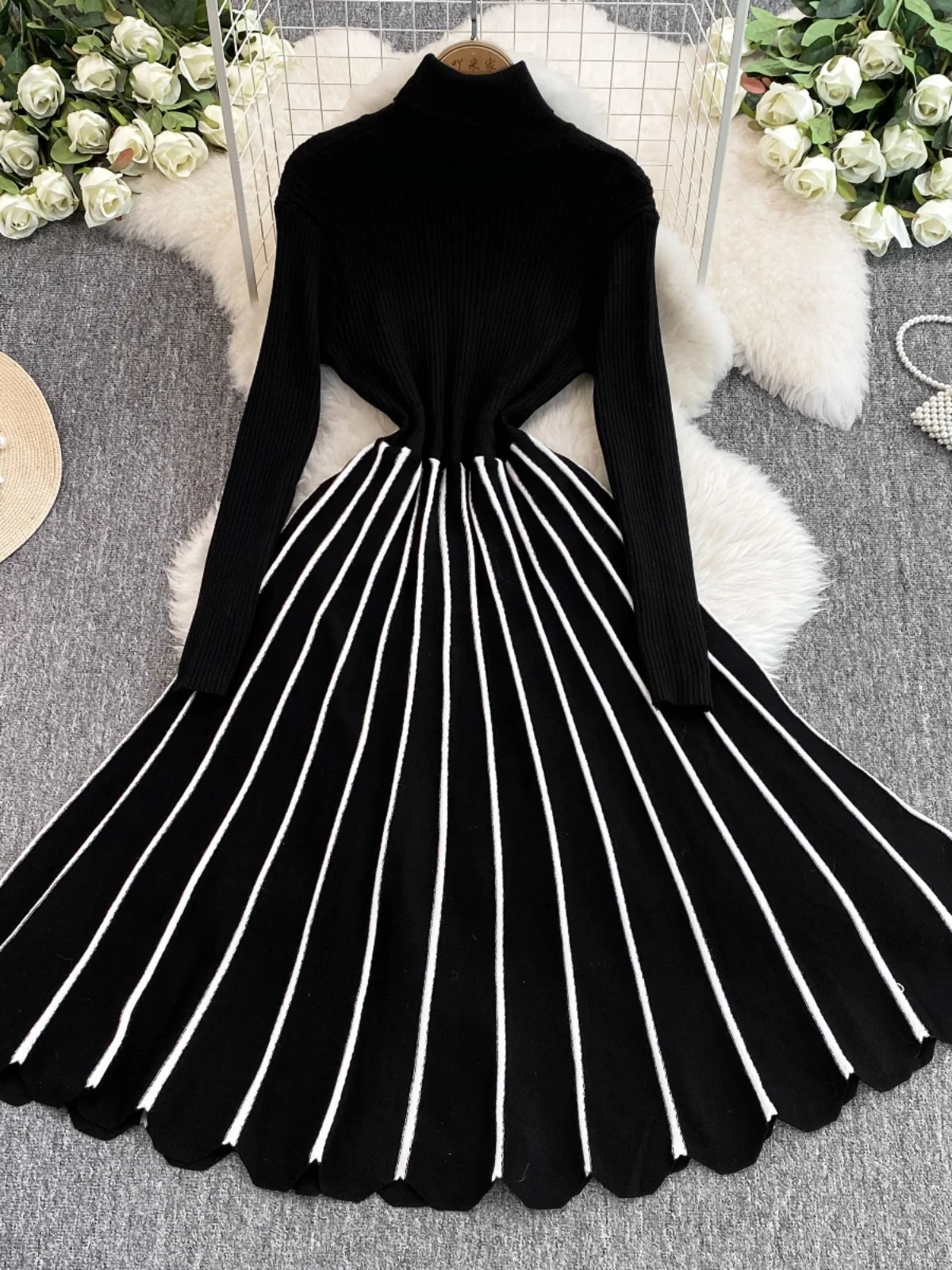 Black and White Striped Dress Is This the Right Choice for Fall Office Wear?