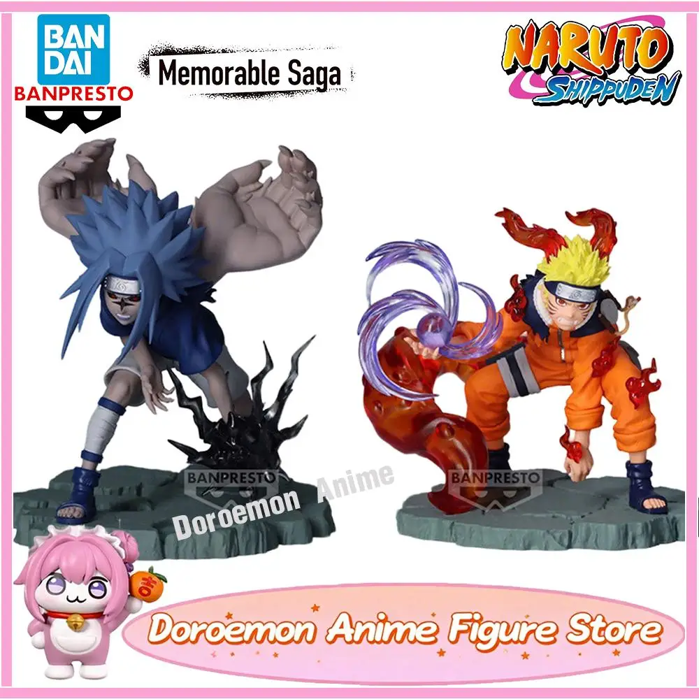Auf Lager Original Bandai Banpresto Unvergesslicher Saga Naruto Uchiha Sasuke Vs. Uzumaki Naruto Anime Comic Classic Figuren Mdoel Toys
