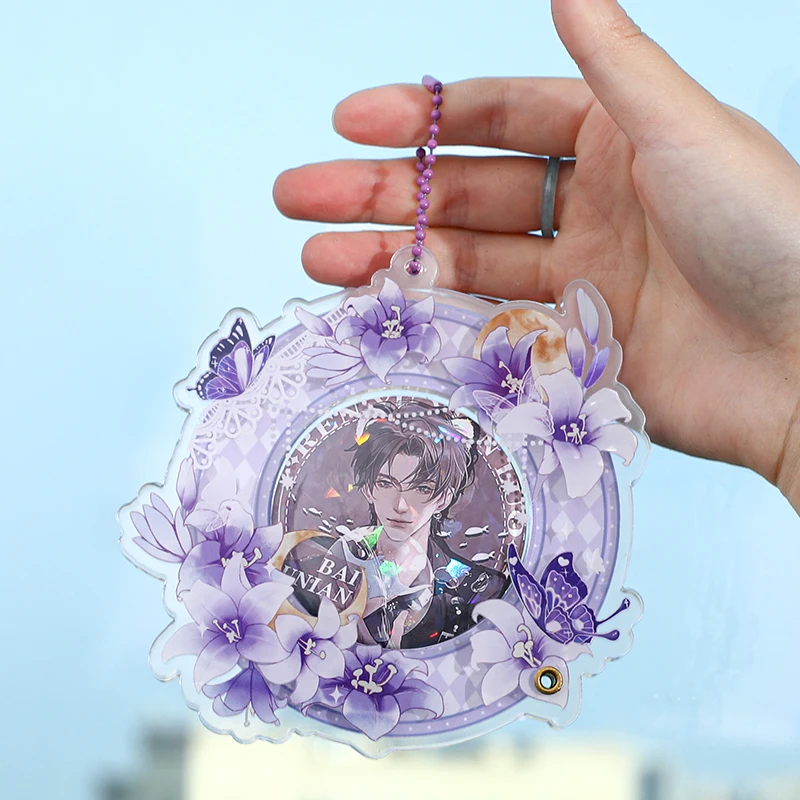 Anime Rafayel Sylus Xavier Love and Deepspace Zayne Cosplay Kawaii Badge Storage Bag Ornament Mascot Pendant Protective Case