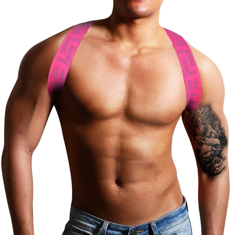 Elastic Chest Strap Sex Restrain Chest Bandage Nylon Chest Belt