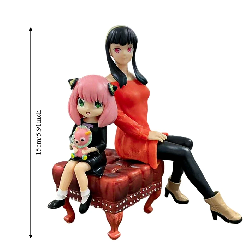 Best Seller 15CM Anime Figure SPY×FAMILY Anya Alstreim Yor Forger Action Figure PVC Table Decoration Figure Model Toy