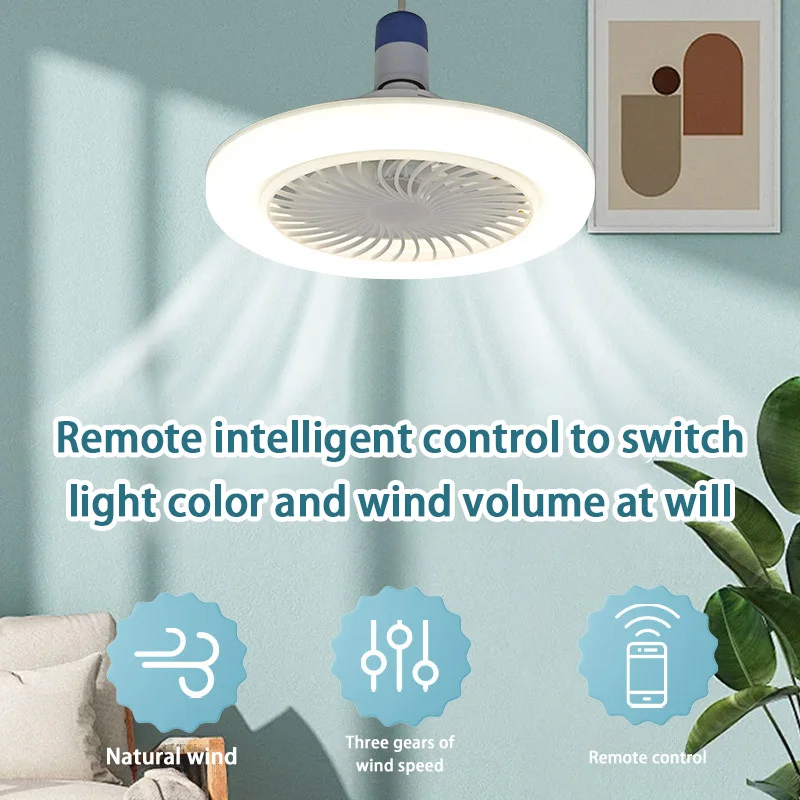 Wireless Switchs 3 Speed 1-4h Timing Remote Control Replacement For E27 Ceiling Fan Light