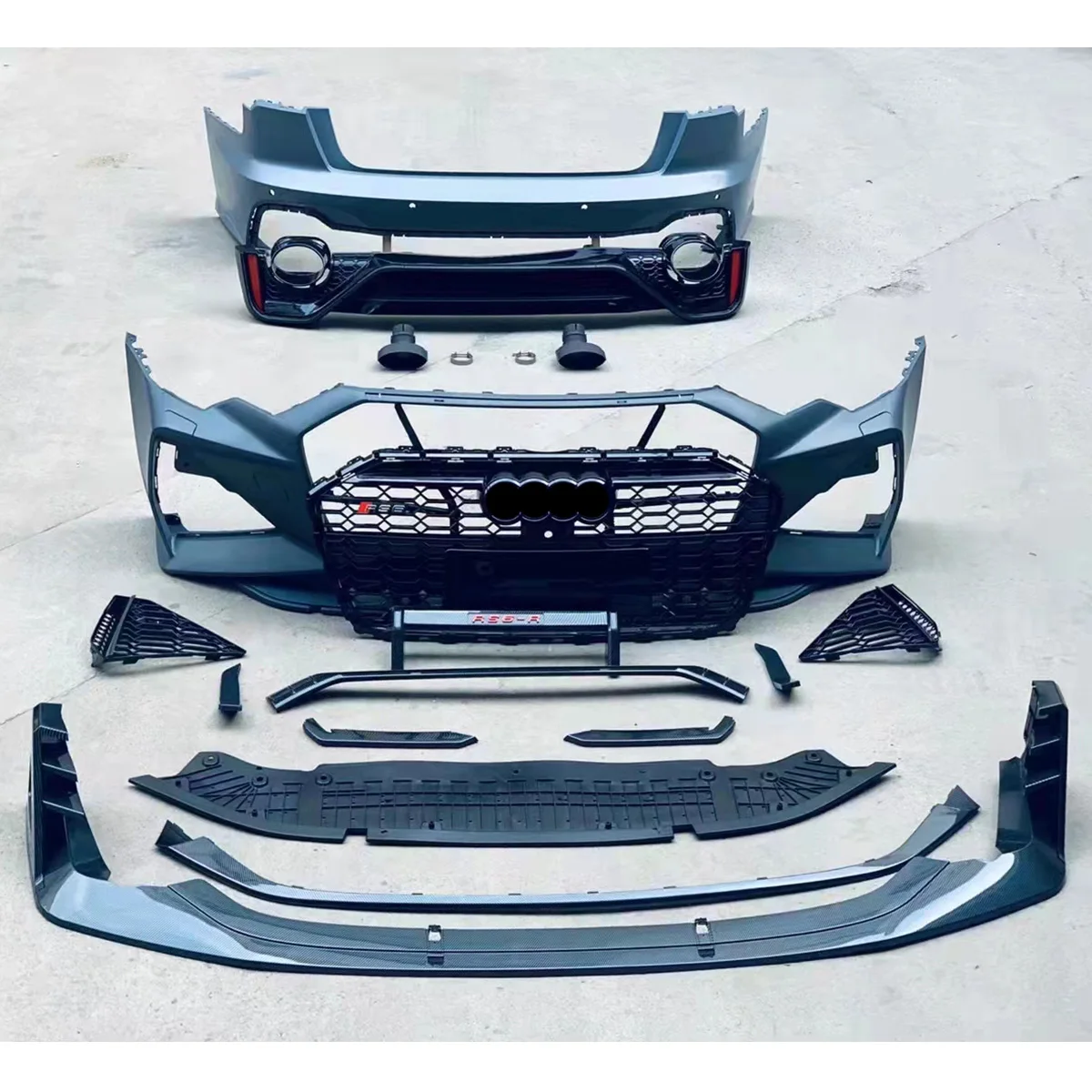 New arrival facelift Body kit for Audi A6 C8 2019-2022 upgrade RS6 style conversion car bumpers