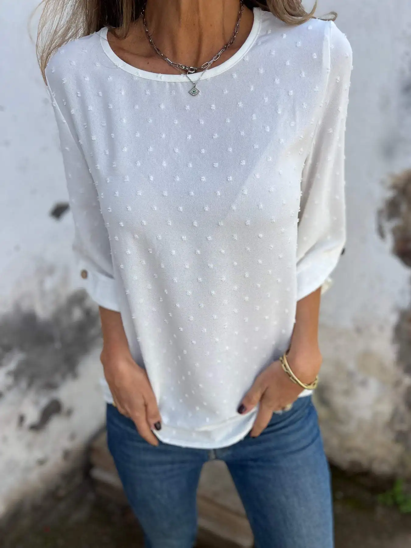 Summer Loose Women Blouses 2025 Spring New Female Shirt Tops Fashion Casual O-neck Short Sleeve Women's Blouse White Blusas