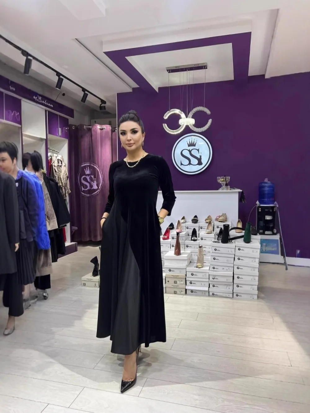 Maxi Vestito Abaya Donne Abiti Modesti Ramadan Eid Abaya Musulmano Marocco Caftano Dubai Islam Arabo Abito Lungo Jalabiya Abiti