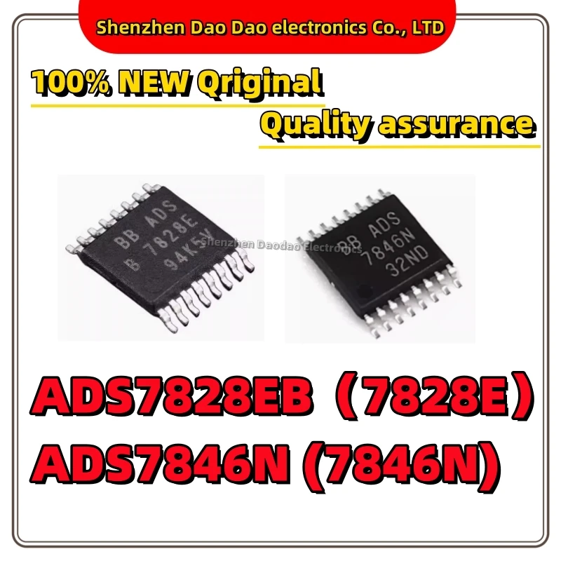 

5Pcs ADS7828EB 7828E ADS7846N 7846N TSSOP16 12-bit AD converter new original