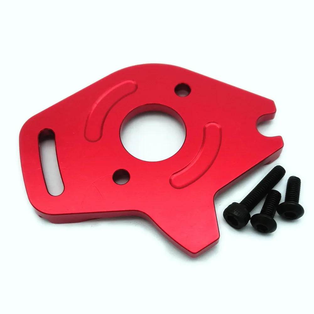 Aluminum Motor Plate Motor Mount with Heatsink for Traxxas Slash 4x4 VXL Hoss 4x4 VXL Stampede 4x4 6890