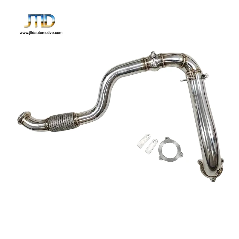 Downpipe For Mercedes Benz C117 CLA180 CLA200 CLA250 SS304 Stainless Steel Performance Catless Exhaust System`