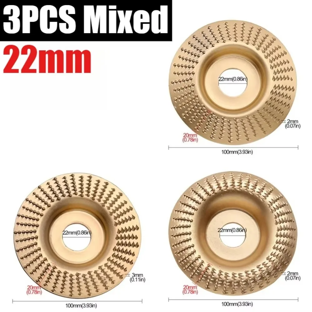 Holzbearbeitungs-Schleifscheibe, Polierscheibe, vielseitiges Schleifwerkzeug, Schleifscheibe mit 16mm und 22mm Innendurchmesser – Detail 8