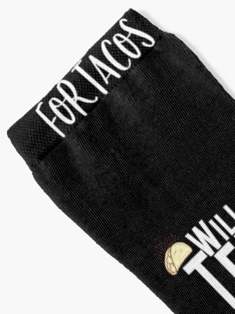 Will Align Teeth For Tacos Orthodontist Dentist Gift Hygienist Socks Funny Gifts