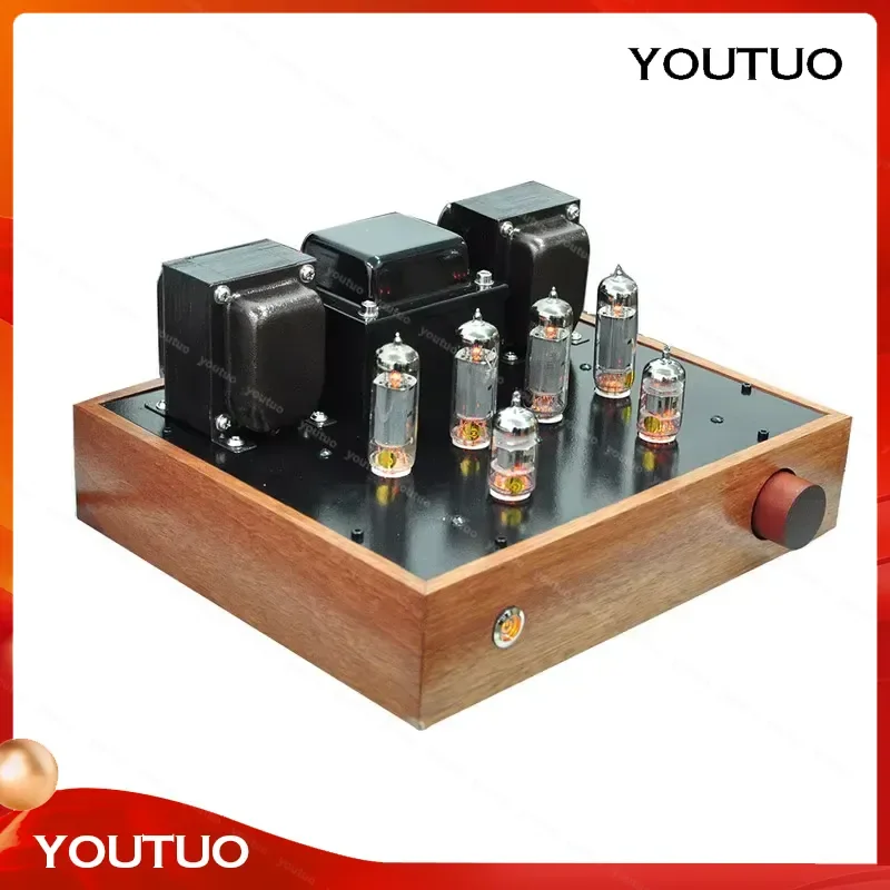 Professional Push Pull EL84 Tube Amplifier for Home Audio System High Fidelity Sound Quality Vintage Style Design Compact