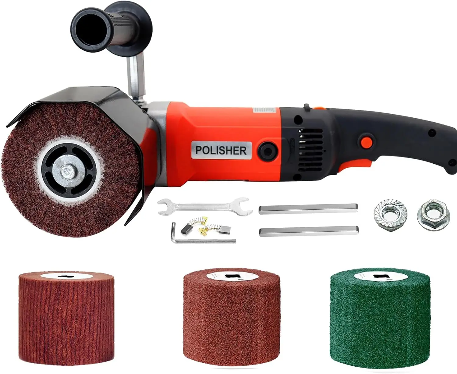 

Электрическая полировальная машина 1400 Вт с 4 колесами для металла и нержавеющей стали