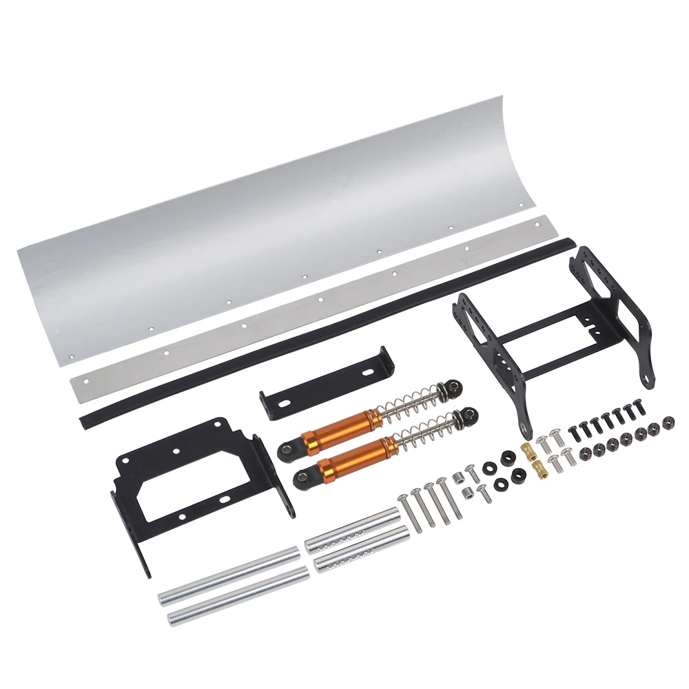 Metal Snow Plow for 1/10 RC Crawler Traxxas TRX4 TRX6 Axial SCX10 II 90046 90047