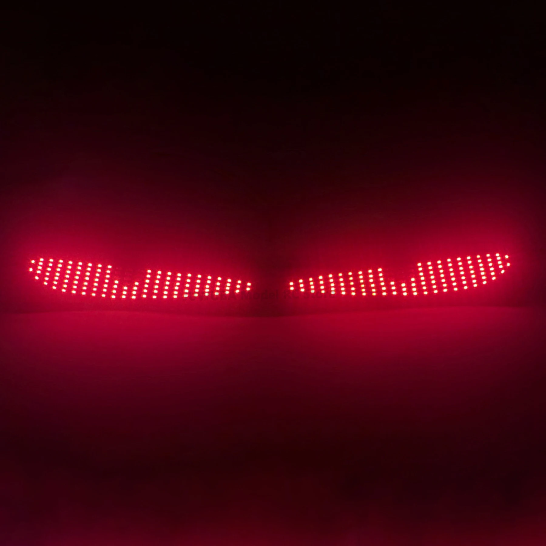 Rc diabo olho caminhão sinal de controle remoto rolagem animação led matriz pixel painel para 1/14 tamiya caminhão trator pára-brisa brinquedo