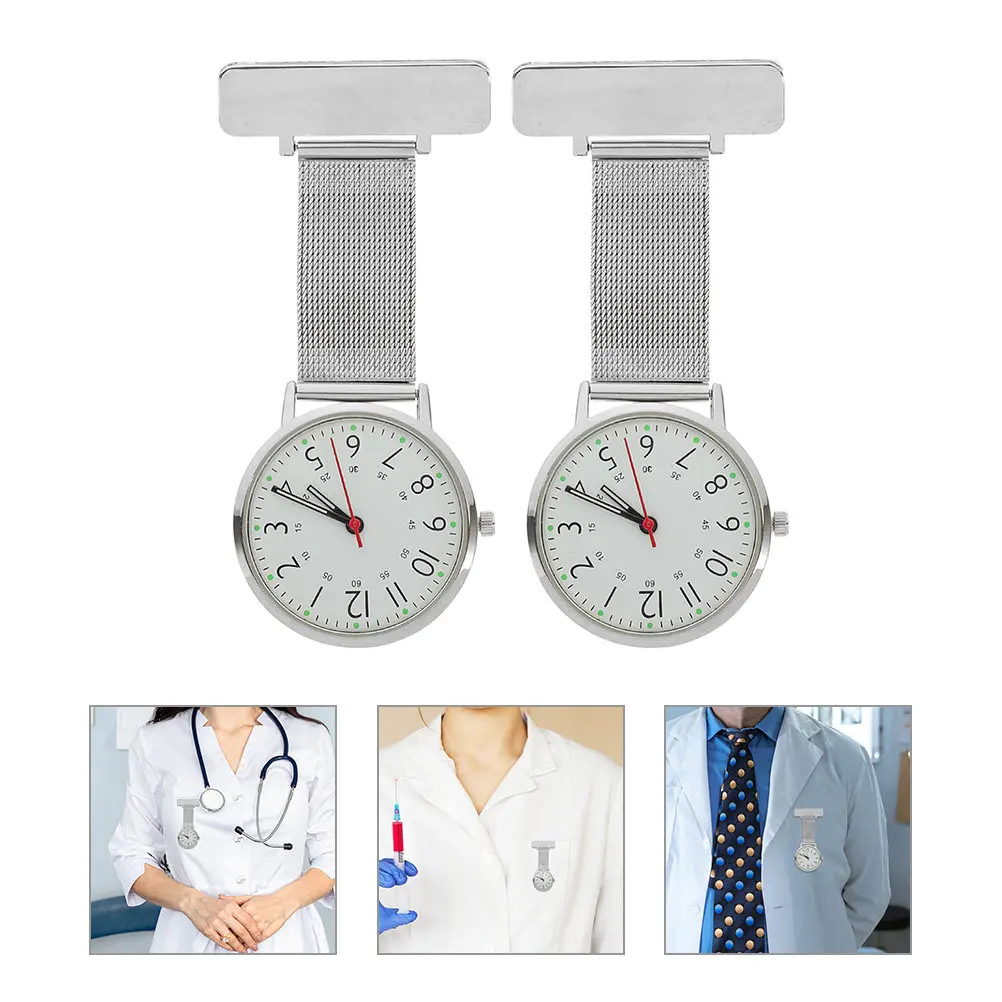 2pcs-nursing-watch-clip-on-nurse-fob-watch-lapel-pocket-timepiece-for-doctors-nurses-medical-staff-sturdy-lightweight-easy-read