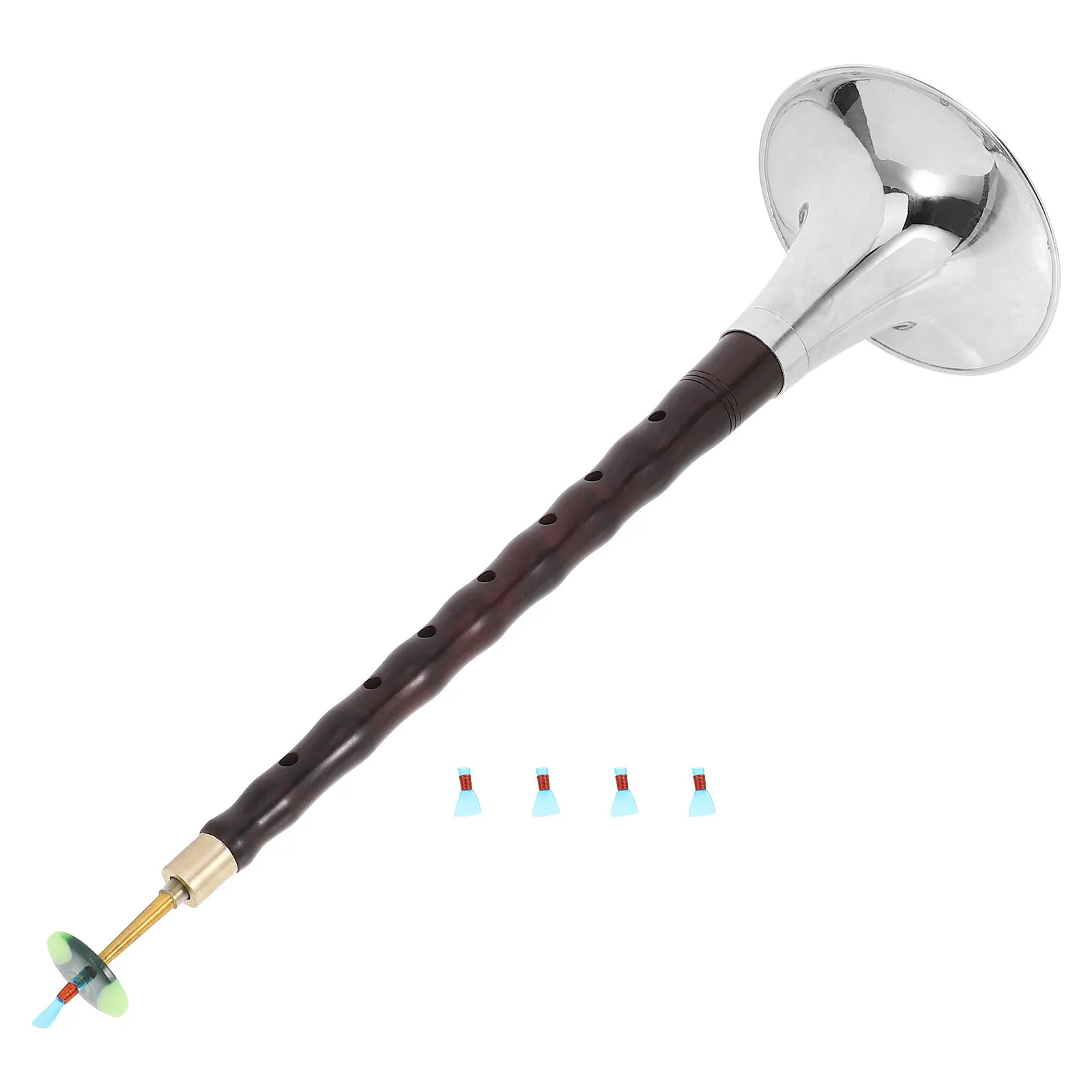

Beginners of Suona Musical Instruments Ethnic Wind Traditional Woodwind Ebony Iron Chinese