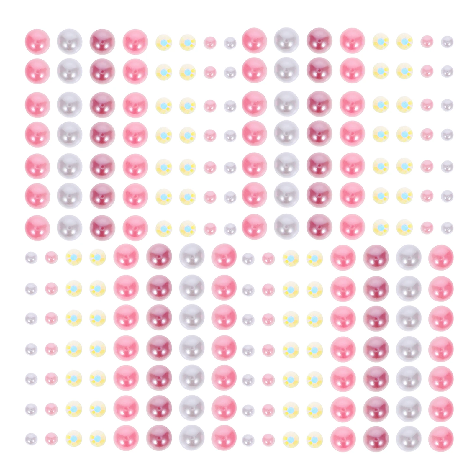 

1 Bag Flatback Half Round Pearls Rhinestones Crafts Mixed Size Resin Nail Art Diy Projects Shoes Clothing Assorted Durable Shine