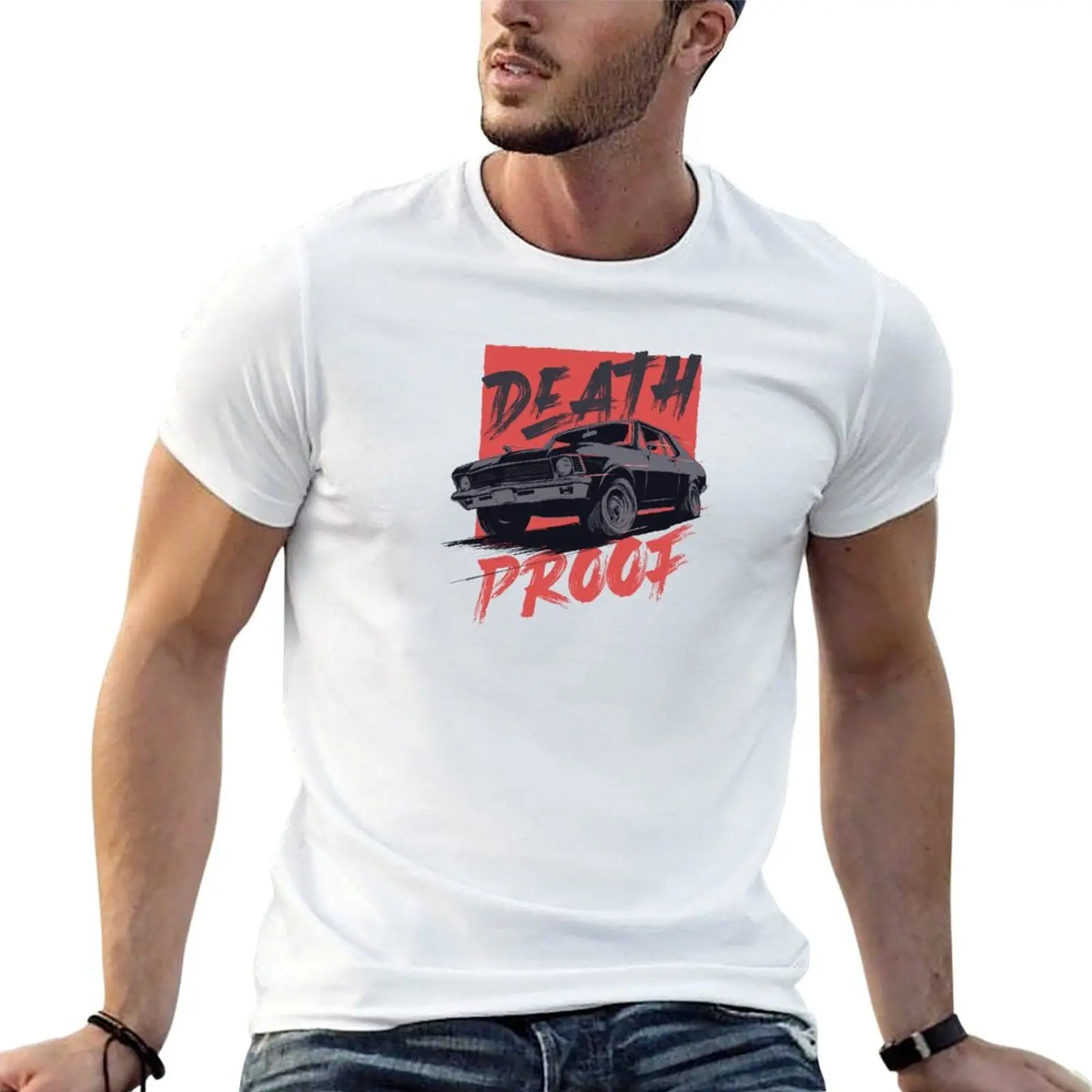 

Death Proof Chevy Nova T-Shirt man t shirt summer t shirts for man slim fit funny t shirts cotton T-shirt