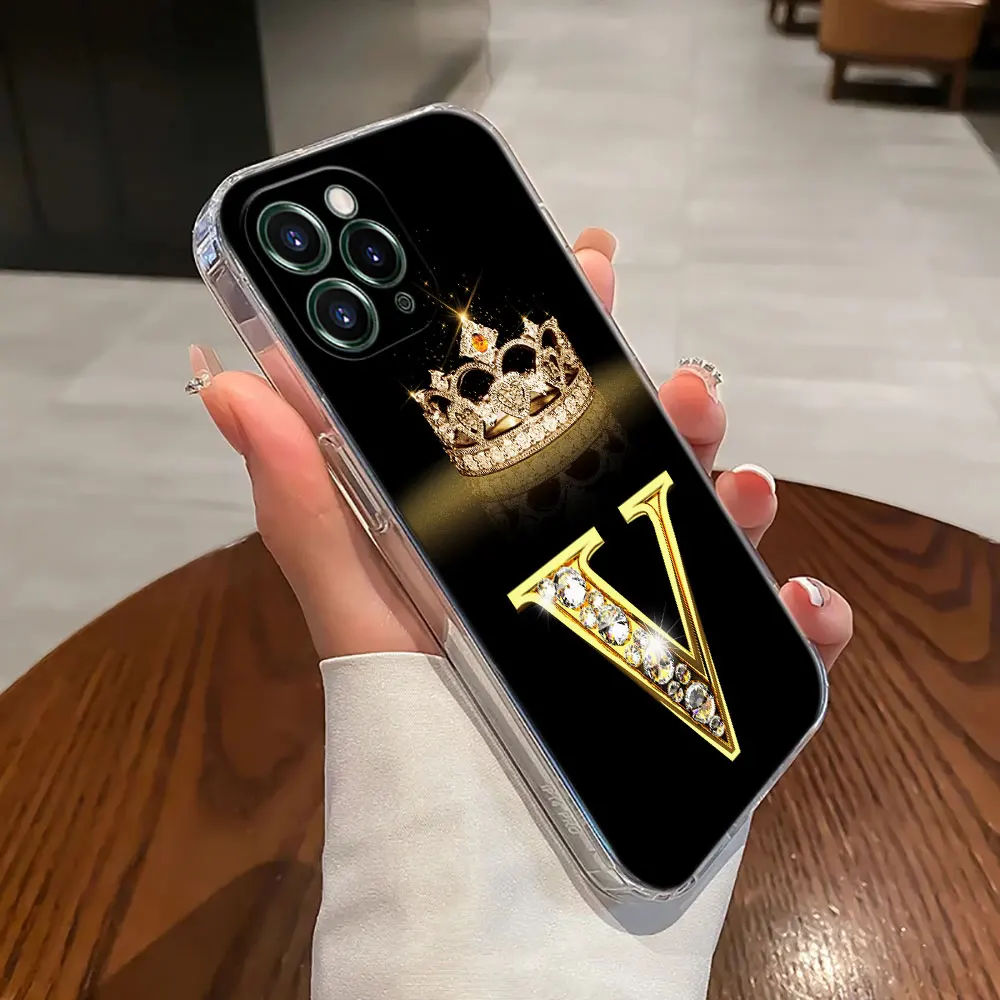 حافظة شفافة أولي G F V H D P C B لهاتف أبل آيفون 17 16 15 14 13 12 11 Pro Max 16 Plus 16E 17Air 17Pro #3