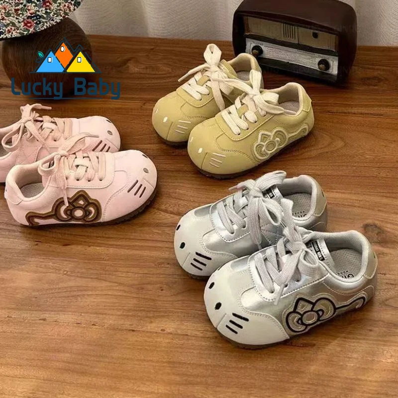 Spring 2026 New Style Unisex Children's Casual Anti-slip Sports Shoes Bread Shoe Dequn Children's Board Shoes Breathable Ligh.