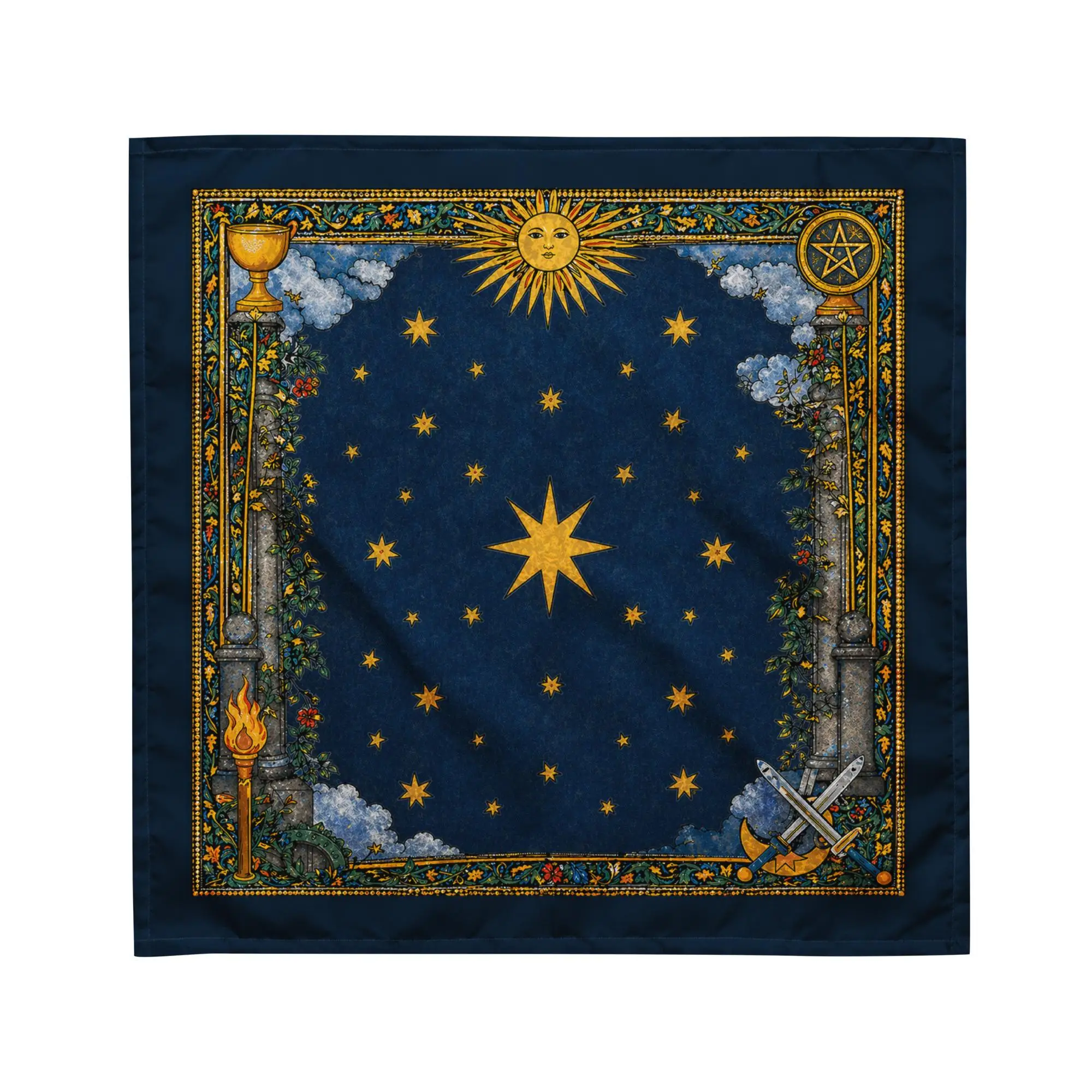 Rider-Waite Tarot Cloth • Reading Surface for Celestial Altar