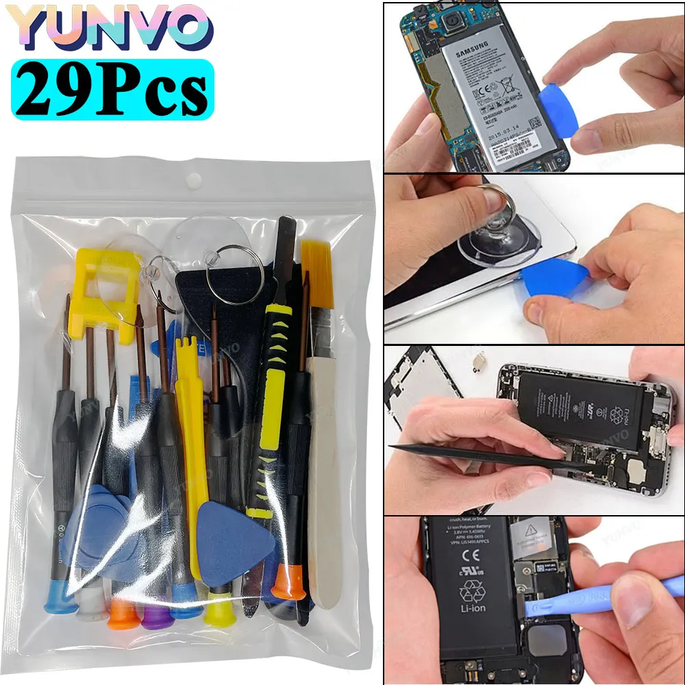 for iPhone Samsung Xiaomi Precision Disassembly Mobile Phone Repair Tools Kits Opening Screen Pry Mobile Phone Screwdriver Tools