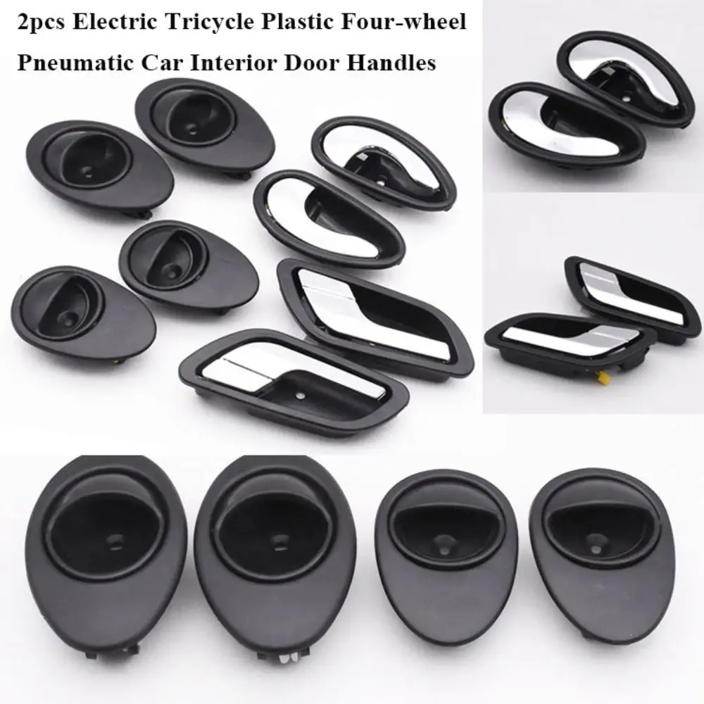 2pcs New Black Electric Tricycle Parts Plastic 5 Styles Car Interior Handles Door Lock Handles Electric Vehicle Accessories