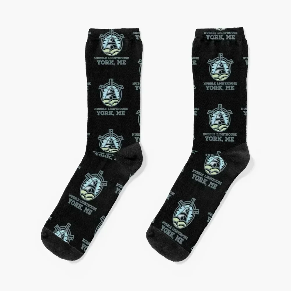 

Nubble Lighthouse York Maine Socks soccer anti-slip Non-slip funny gift heated Girl'S Socks Men's