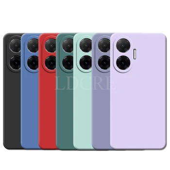 For Xiaomi POCO F7 Case Liquid Silicone Cover POCO F7 Case TPU Plain Rubber Protector…